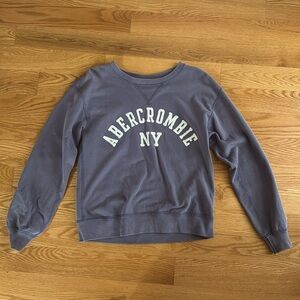 Abercrombie & Fitch Soft Fleece in Gray-Blue,  great condition Small